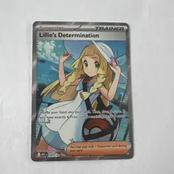 Pokemon TCG Mega Evolution Lillie’s Determination Full Art Trainer Card 169/132 - Image 1