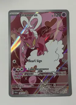 Pokemon Enamorus 180/167 Sv06 Twilight Masquerade Illustration Rare Holo English - Image 1