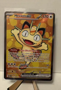 Pokemon Meowth ex 107/088 Ultra Rare Perfect Order 2026 NM - Image 3