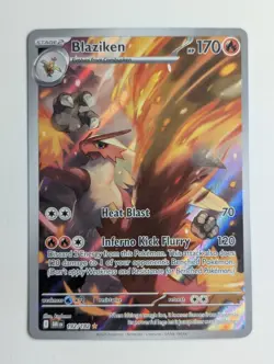 Near Mint 2025 Pokemon SV10 Destined Rivals Blaziken 192/182 Illustration Rare - Image 1