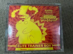POKEMON VIVID VOLTAGE ELITE TRAINER BOX SEALED with acrylic case - Image 1