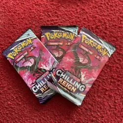 Pokemon Sword & Sheild Chilling Reign Booster Pack - Galarian Moltres Artwork - Image 1