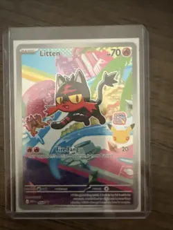 First Partner Illustration - Litten MEP 044 Promo Pokemon TCG: 30th Anniversary - Image 1