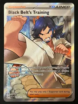 Pokemon TCG Black Belt's Training 255/217 Ultra Rare - Ascended Heroes - Fresh ✅ - Image 1