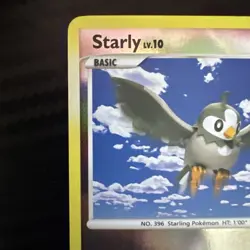 2008 Pokemon Diamond & Pearl Majestic Dawn Starly Reverse Holo #75/100 LP - Image 2