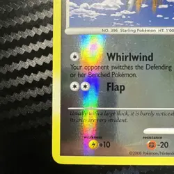 2008 Pokemon Diamond & Pearl Majestic Dawn Starly Reverse Holo #75/100 LP - Image 4