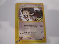 Pokemon - Meowth - 121/165 - Common - Expedition - NM - Image 1