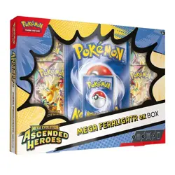 POKEMON TCG ASCENDED HEROES Mega Feraligatr EX Box PREORDER releases 4/24 - Image 1