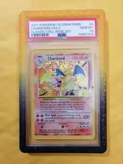 2021 POKEMON SWSH CELEBRATIONS CLASSIC COLLECTION #4/102 CHARIZARD HOLO PSA 10 - Image 1