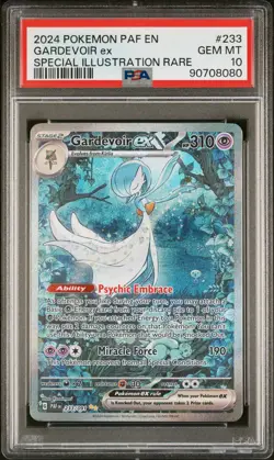 Gardevoir EX 2024 Pokemon Paldean Fates #233 Special Illustration Rare PSA 10 - Image 1