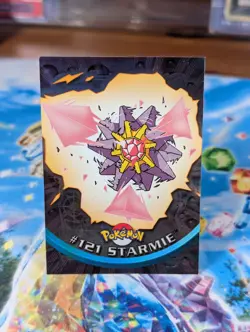 2000 Topps Pokemon Series 3 Silver Foil #121 Starmie TV Animation Blue Logo NM🔥 - Image 1