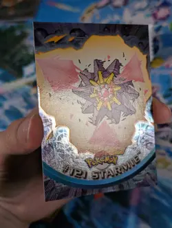 2000 Topps Pokemon Series 3 Silver Foil #121 Starmie TV Animation Blue Logo NM🔥 - Image 3