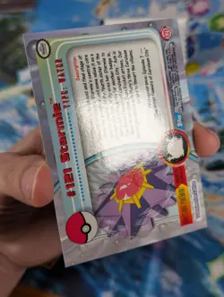 2000 Topps Pokemon Series 3 Silver Foil #121 Starmie TV Animation Blue Logo NM🔥 - Image 4