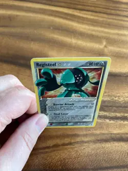 2006 Pokemon Registeel Gold Star 92/92 EX legend maker ungraded - Image 2