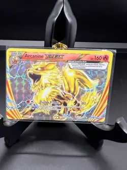 Pokemon BREAKPoint Arcanine BREAK Black Star Promo Holo XY180 2017 - Image 1