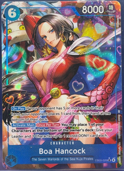 Boa Hancock Alt Art EB03-026 SR English One Piece Heroines Edition NM - Image 1