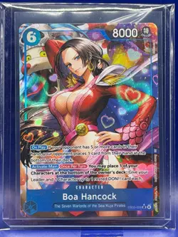 Boa Hancock Alt Art EB03-026 SR English One Piece Heroines Edition NM - Image 2