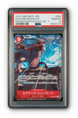 ONE PIECE JAPANESE PROMOTION PACK OP02-004 EDWARD NEWGATE - PSA 10 - Image 1