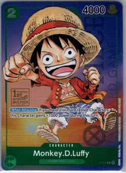 Monkey.D.Luffy (1st Anniversary Tournament) P-037 - One Piece Card - NM - Image 1