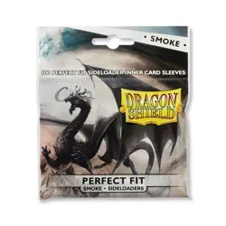 Dragon Shield Sleeves: Perfect Fit Standard Sideload - Smoke 100CT - Image 1