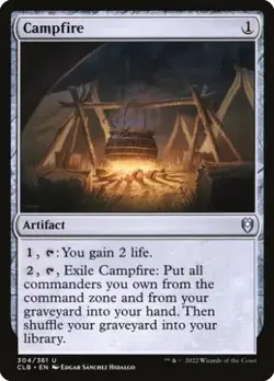 Campfire -NM - Baldur's Gate CLB - Uncommon - MTG Magic Pack fresh regular - Image 1