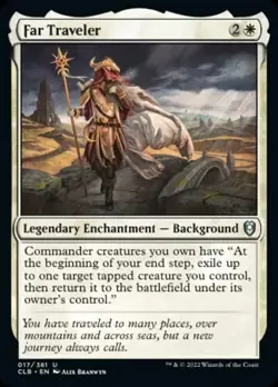 Far Traveler [Commander Legends: Battle for Baldur's Gate] Magic MTG Regular nm - Image 1