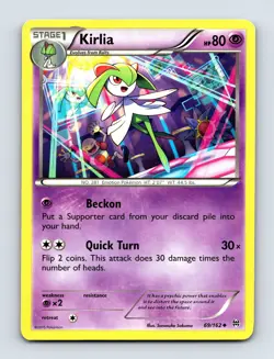 Kirlia 69/162 XY - BREAKthrough Non Holo Pokemon Card NM/LP - Image 1