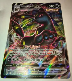 Pokemon Umbreon VMAX SWSH07 Evolving Skies 095/203 Full Art Ultra Rare Holo - Image 2