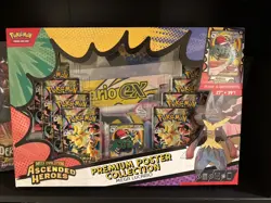 Pokemon Mega Evolution Ascended Heros Premium Poster Collection Mega Lucario NEW - Image 1