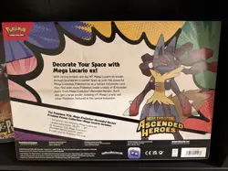 Pokemon Mega Evolution Ascended Heros Premium Poster Collection Mega Lucario NEW - Image 2
