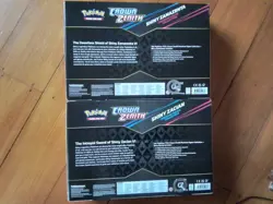 2 Crown Zenith Zacian Zamazenta Premium Collection box booster pack pokemon upc - Image 3