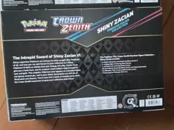 2 Crown Zenith Zacian Zamazenta Premium Collection box booster pack pokemon upc - Image 5