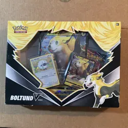 Pokemon TCG Boltund V Box Collection Factory Sealed New Sword & Shield READ - Image 1