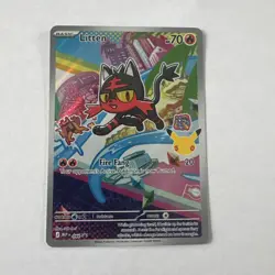 Pokemon 30th Anniversary Full Art Promo Set - Rowlet, Litten, Popplio - Image 4