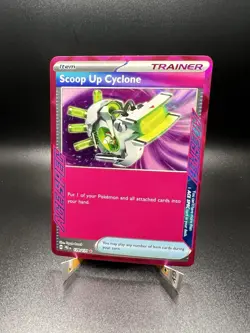 SCOOP UP CYCLONE 128/131 PRISMATIC EVOLUTIONS POKEMON (ACE SPEC, NM) - Image 1