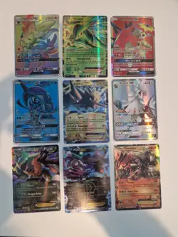 Pokemon EX/VMAX Card Bundle (9) – Zapdos Palkia Giratina – PRXY Fan Display - Image 1