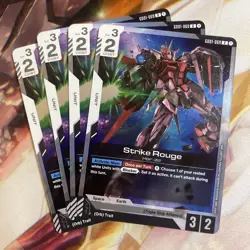 Gundam Card Game Strike Rouge GD01-069 R Playset Of 4 - Image 1