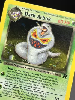 DARK ARBOK Pokemon Card - WOTC - 1st Edition - Team Rocket - 2/82 - HOLO NM (B) - Image 4