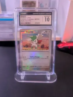 Pokemon tcg- Shaymin 087/131 (Masterball) - Prismatic Evolutions- CGC Grade 10 - Image 1