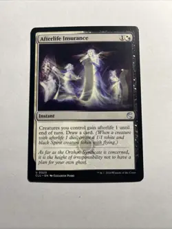 Afterlife Insurance - Ravnica: Clue Edition MTG Plus Bonus Card!!! - Image 1