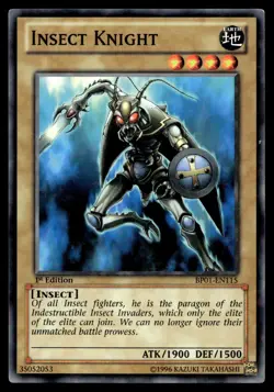 INSECT KNIGHT BP01-EN115 COMMON BATTLE PACK: EPIC DAWN YU-GI-OH - Image 1