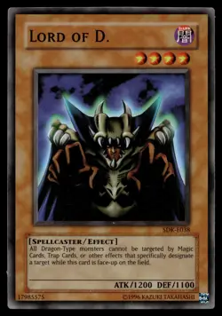 LORD OF D. SDKS-EN011 COMMON STRUCTURE DECK: SETO KAIBA YU-GI-OH - Image 1