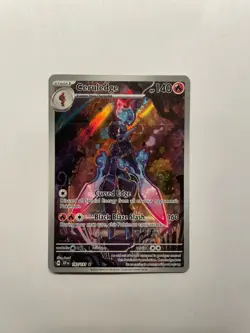 Pokemon TCG Ceruledge Illustration Rare Holo Card Sv08: Surging Sparks 197/191 - Image 1