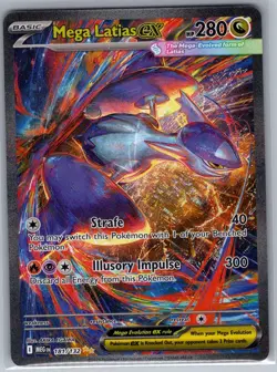 Mega Latias ex 181/132 SIR ME01: Mega Evolution - Pokemon Card - NM - Image 1