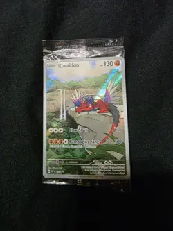 Koraidon 014 Sv: Scarlet & Violet Promo Cards Holo SEALED - Image 1