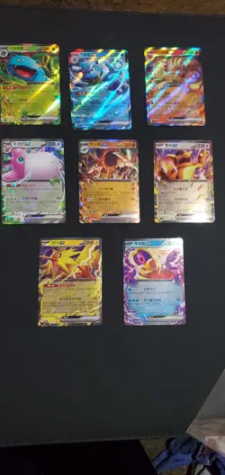 Pokemon 151 Korean Ex Lot 8 Cards - Image 1