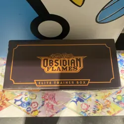 Pokemon TCG Scarlet & Violet Obsidian Flames Elite Trainer Box New Sealed - Image 3