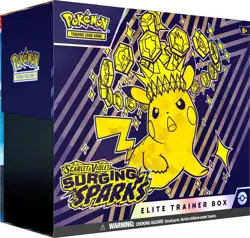 Pokemon TCG Scarlet & Violet SURGING SPARKS Elite Trainer Box FACTORY SEALED ETB - Image 1