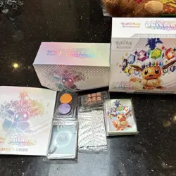 Pokemon TCG Prismatic Evolutions Elite Trainer Box ETB - EMPTY with accessories. - Image 1