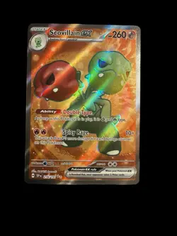 Pokemon Scovillain ex 216/191 Sv08: Surging Sparks Ultra Rare Holo EX 260 HP - Image 1